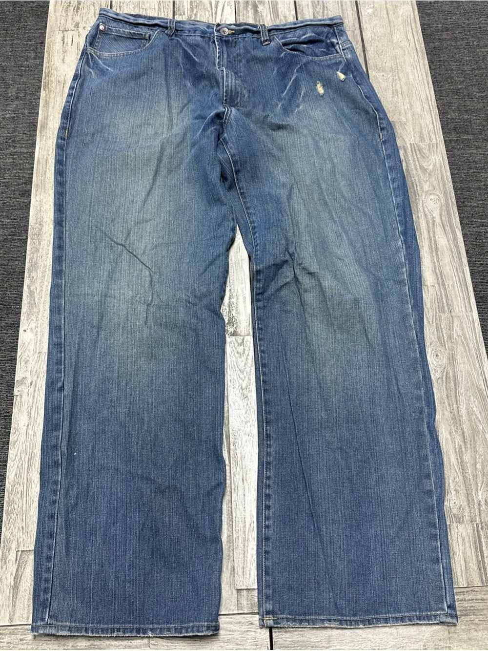 Y2k Ecko Baggy Fit Jeans 38 Skater Embroidered Distressed Hip Hop Grunge Wide